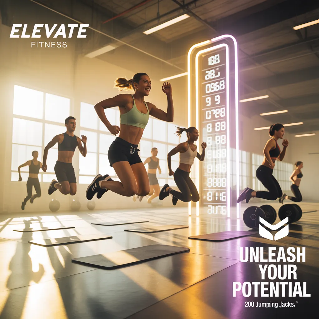 how many calories does 200 jumping jacks burn