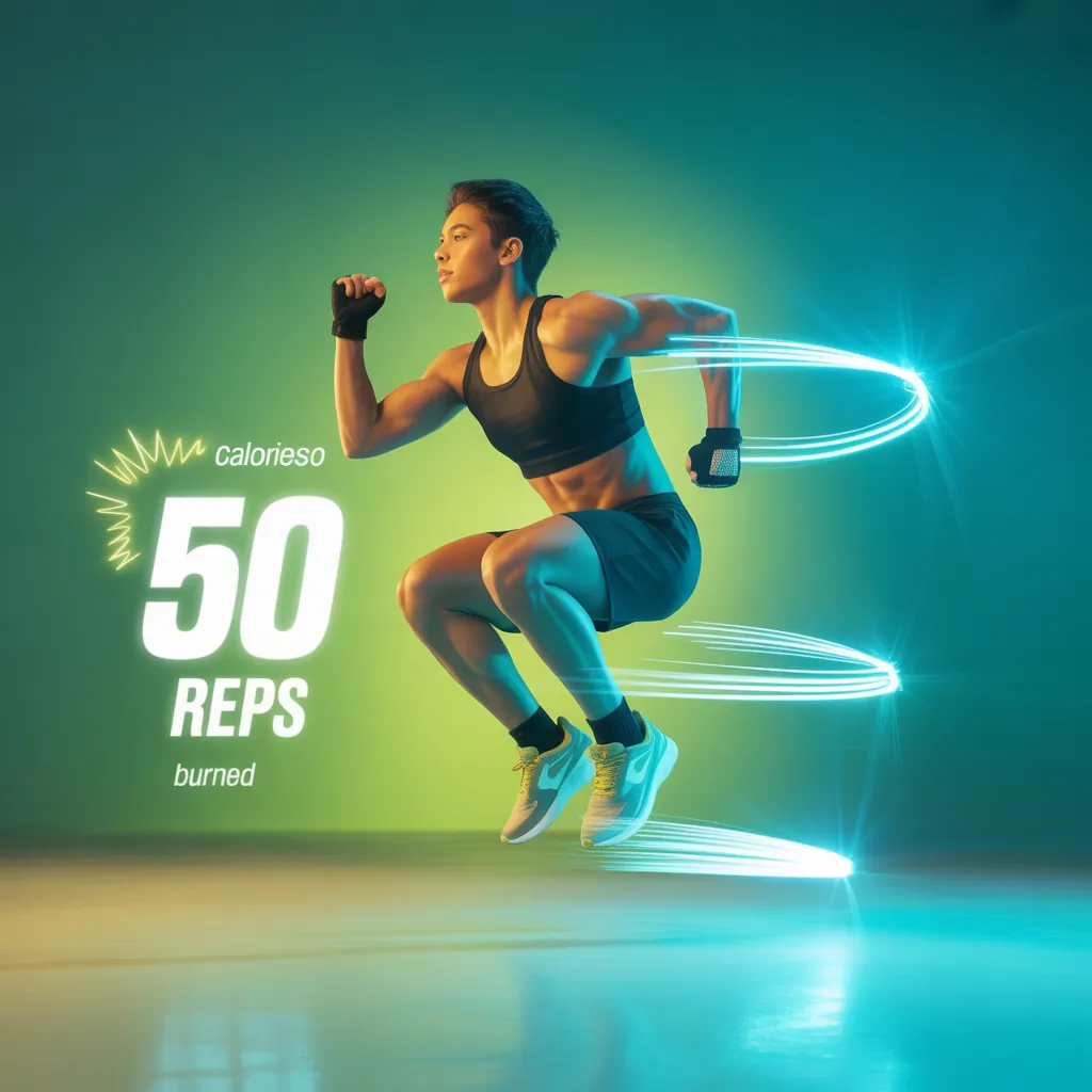 how many calories does 50 star jumps burn