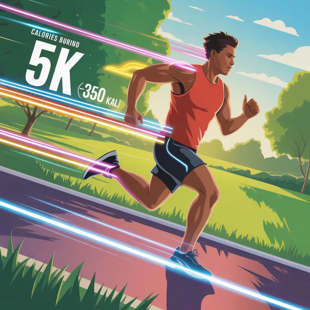 how many calories does 5k run burn