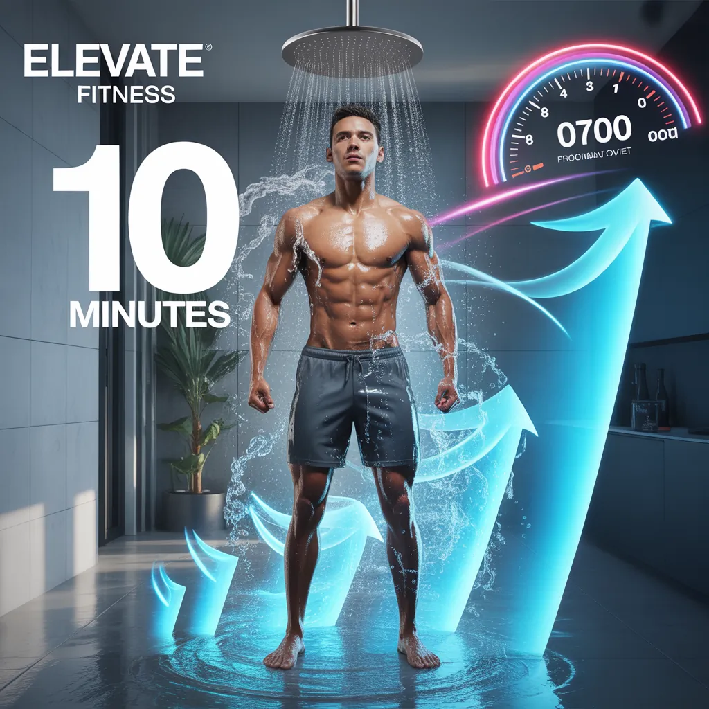 how many calories does a 10 minute cold shower burn