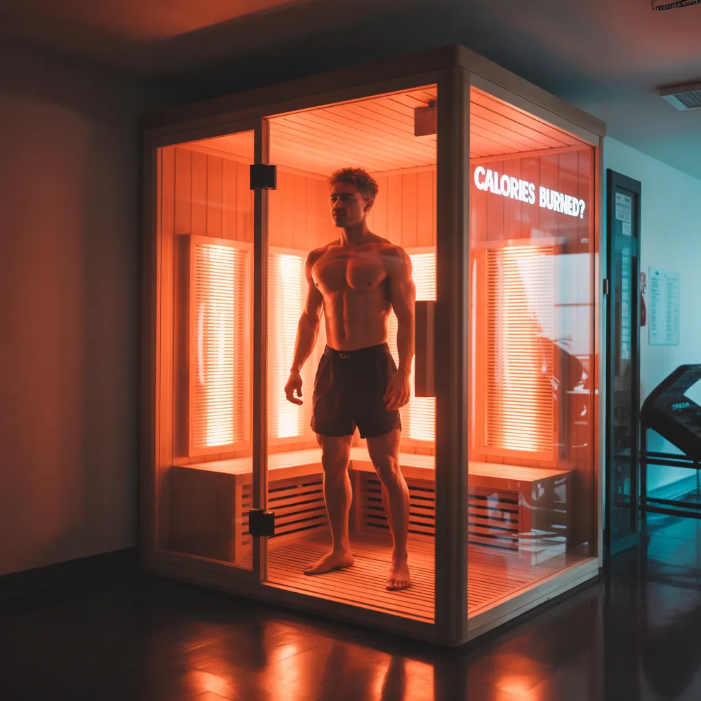 how many calories does an infrared sauna burn