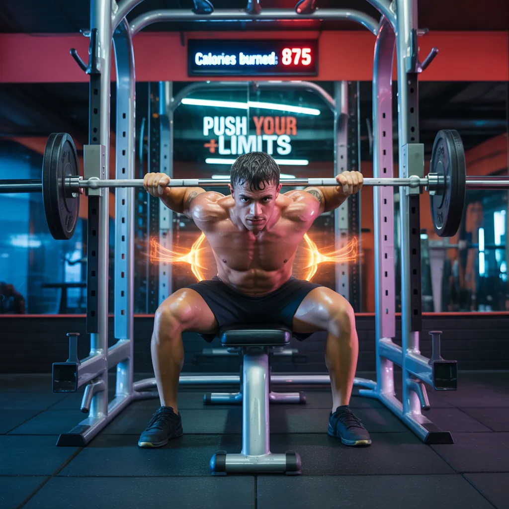 how many calories does bench press burn