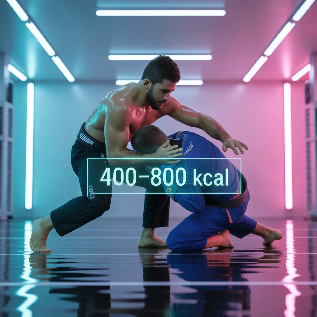 how many calories does bjj burn