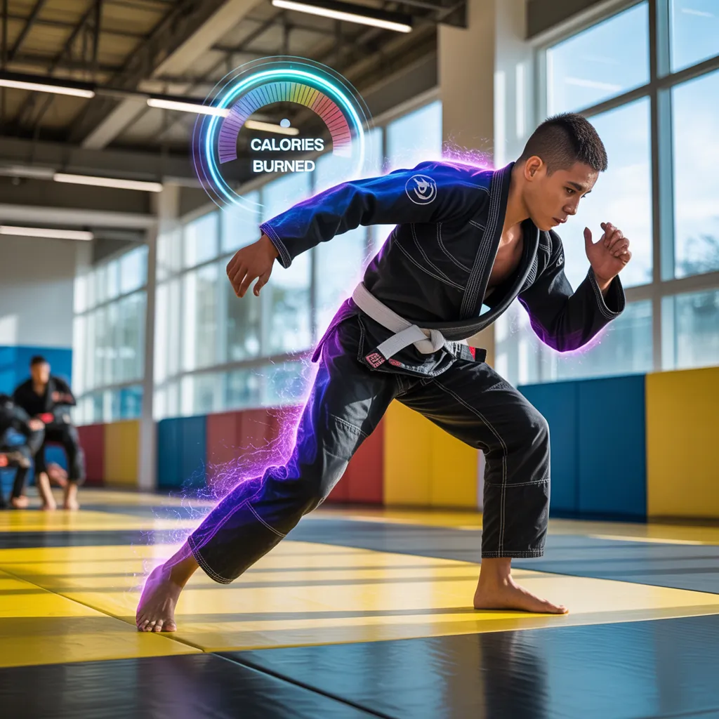 how many calories does bjj burn
