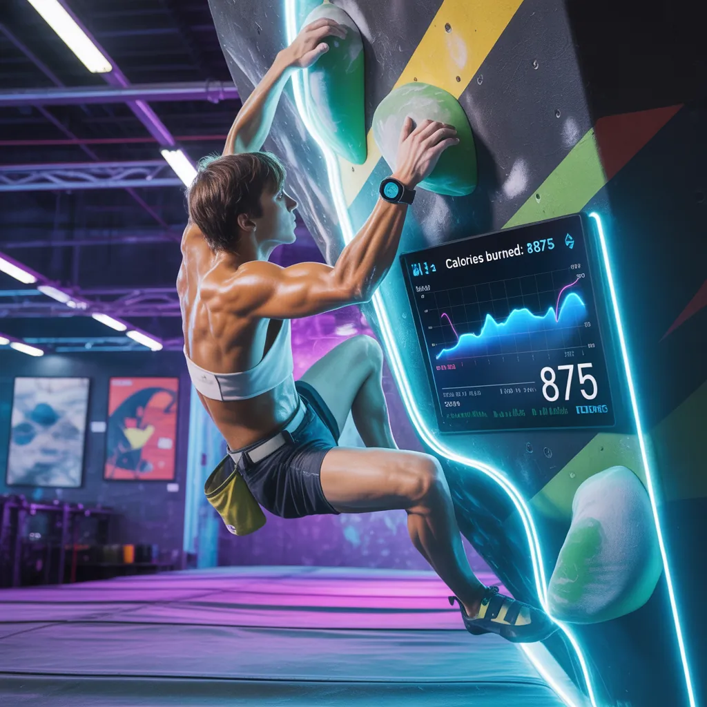 how many calories does bouldering burn