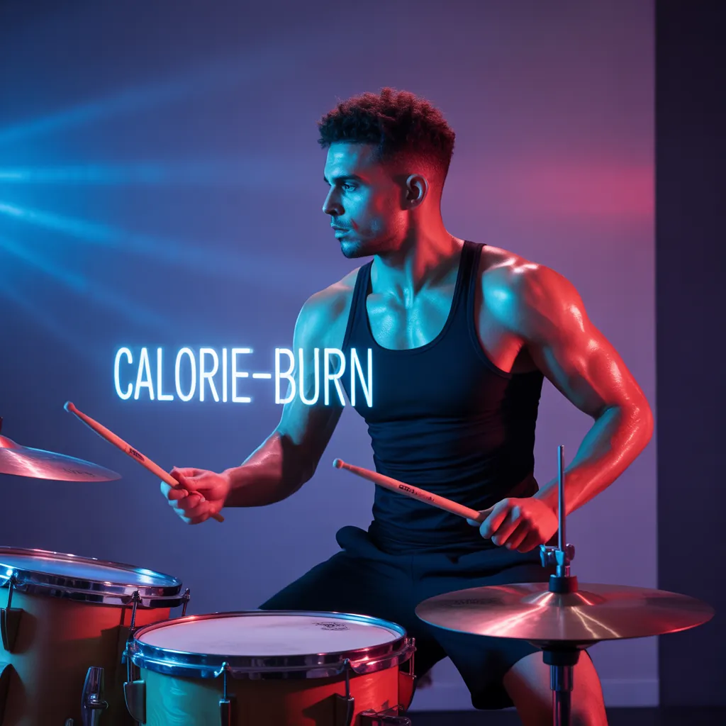 how many calories does drumming burn