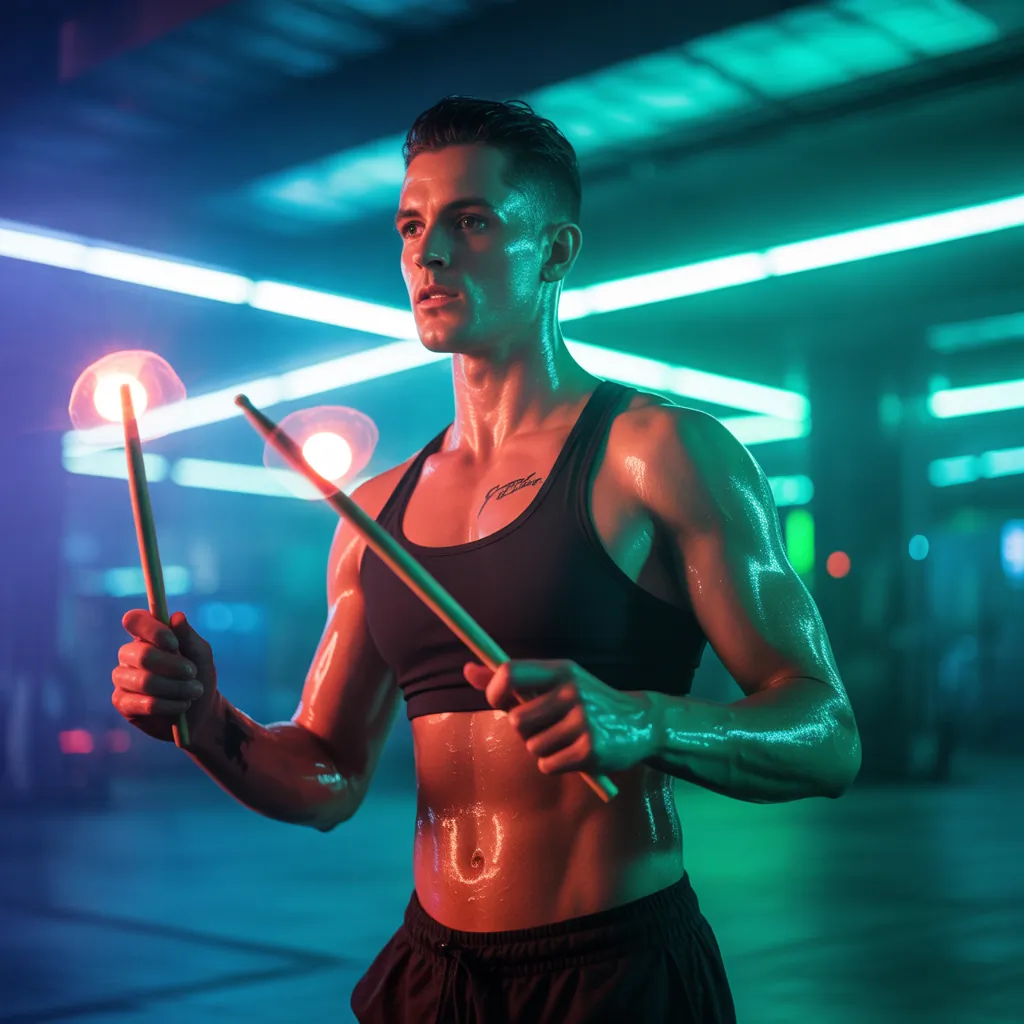 how many calories does drumming burn