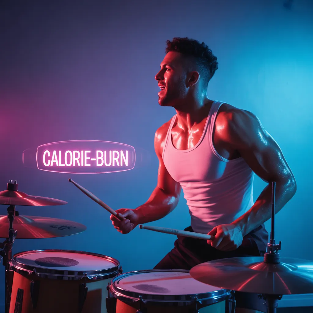 how many calories does drumming burn