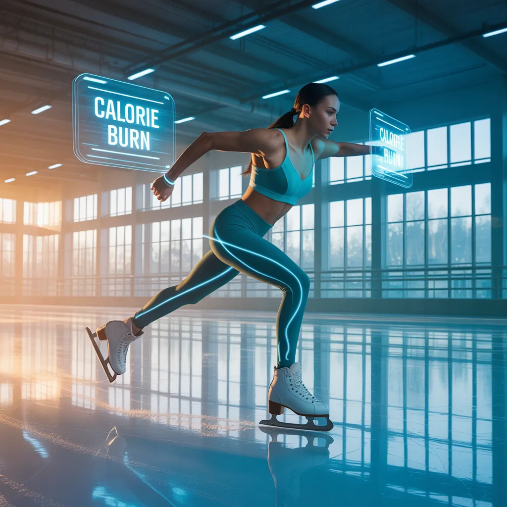 how many calories does ice skating burn