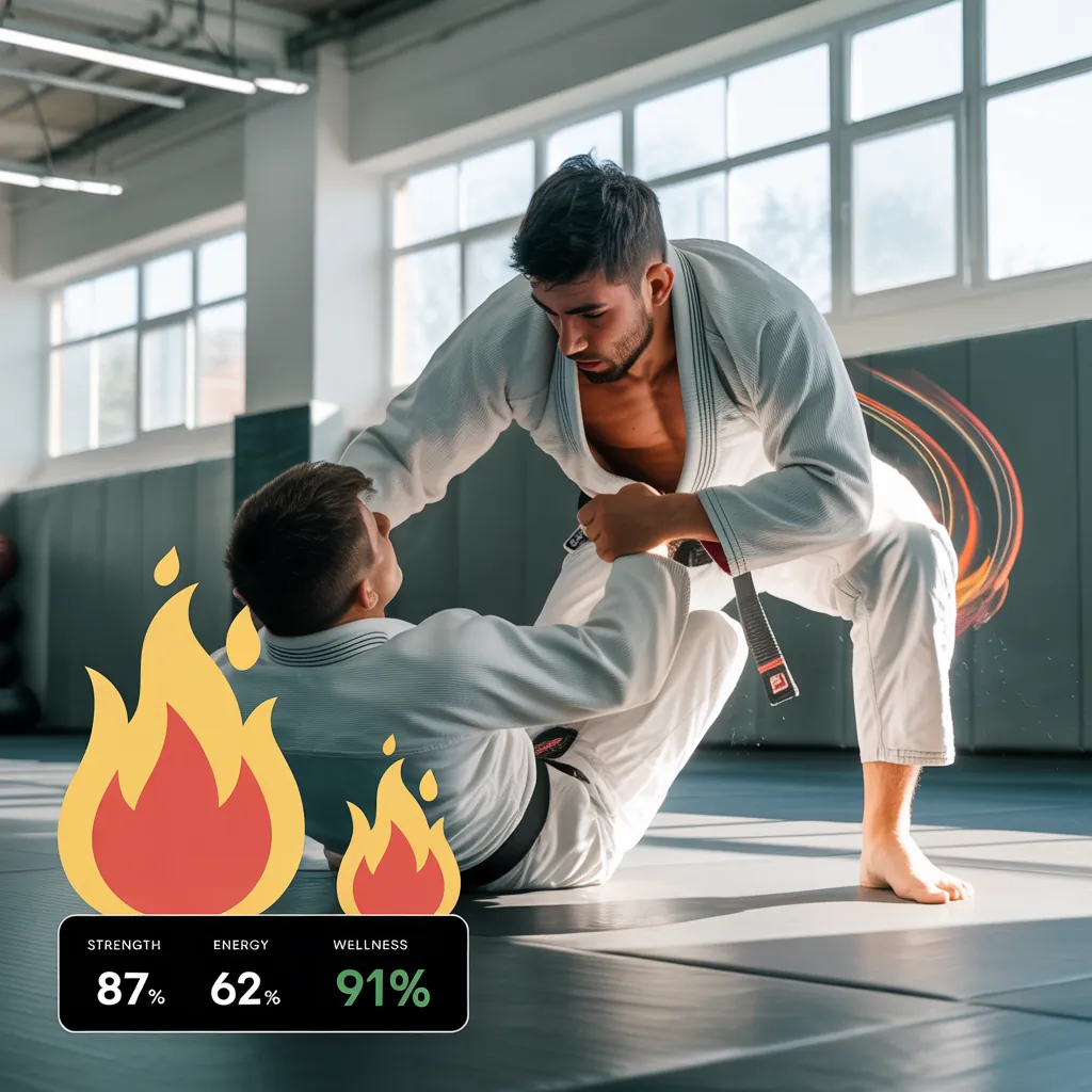 how many calories does jiu jitsu burn