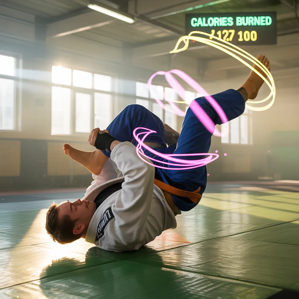 how many calories does jiu jitsu burn