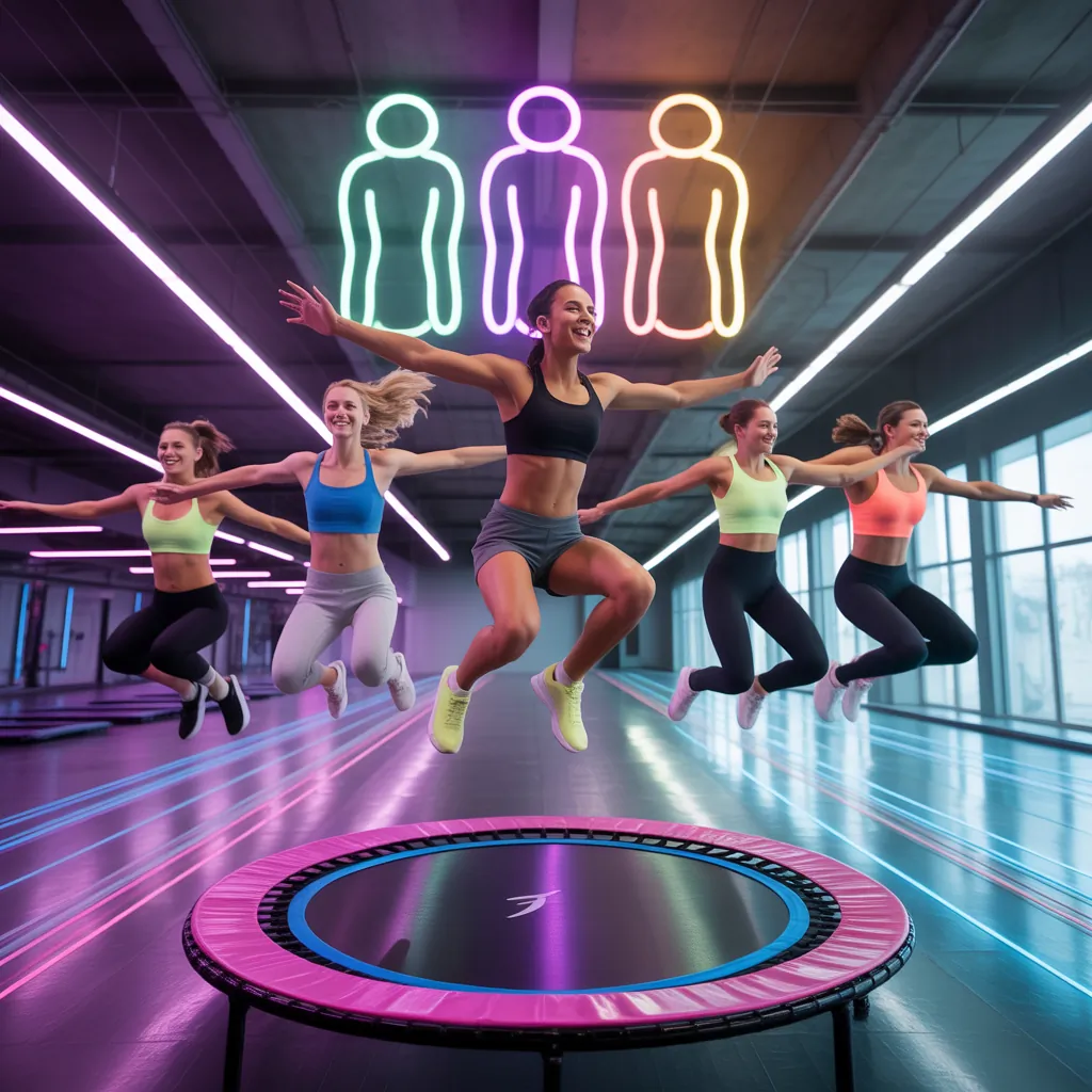 how many calories does jumping on a trampoline burn