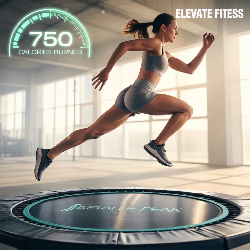 how many calories does jumping on a trampoline burn