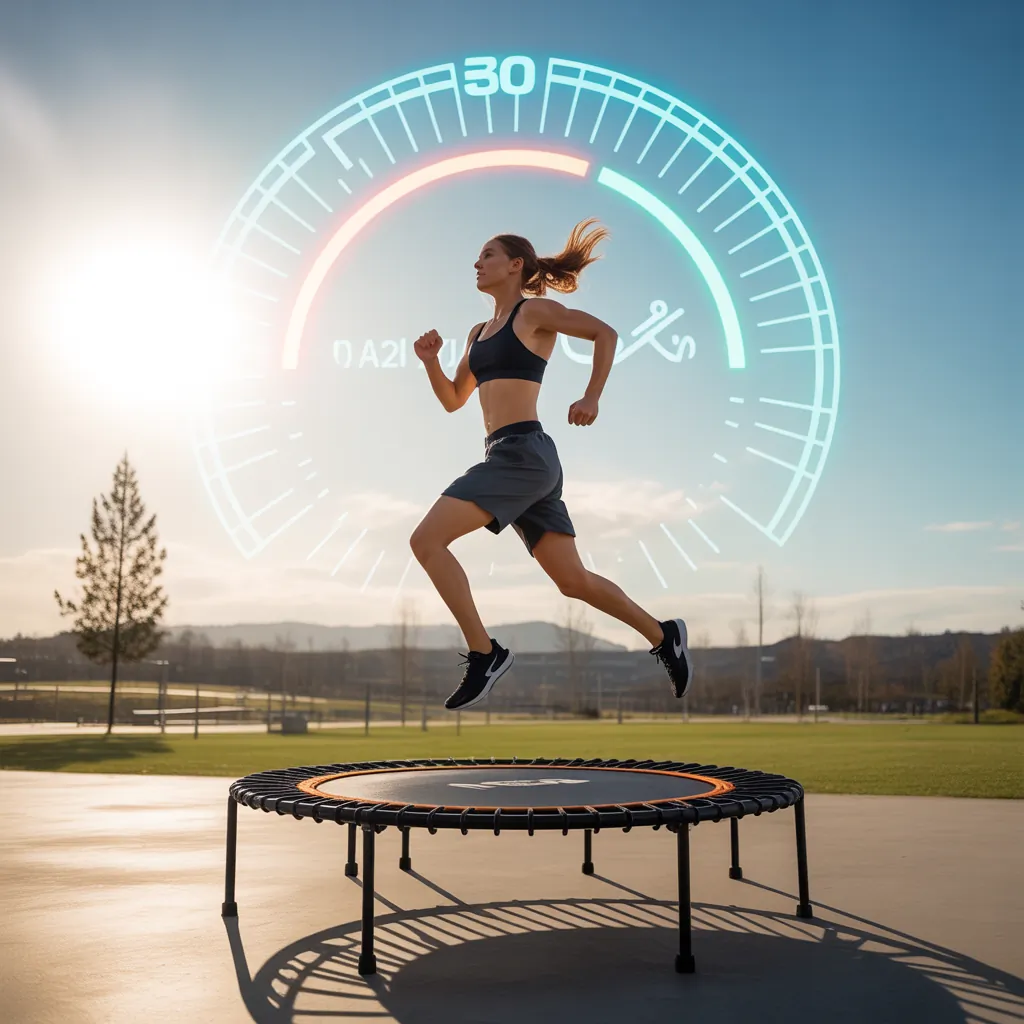 how many calories does jumping on a trampoline burn
