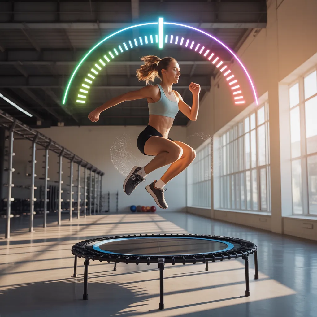 how many calories does jumping on a trampoline burn