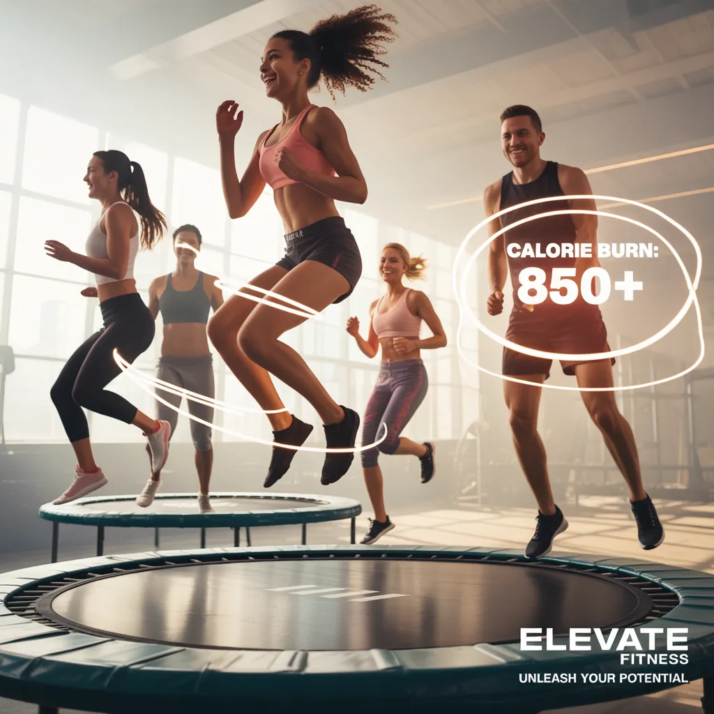 how many calories does jumping on a trampoline burn