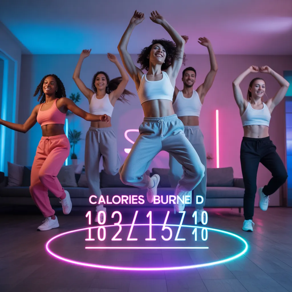 how many calories does just dance burn