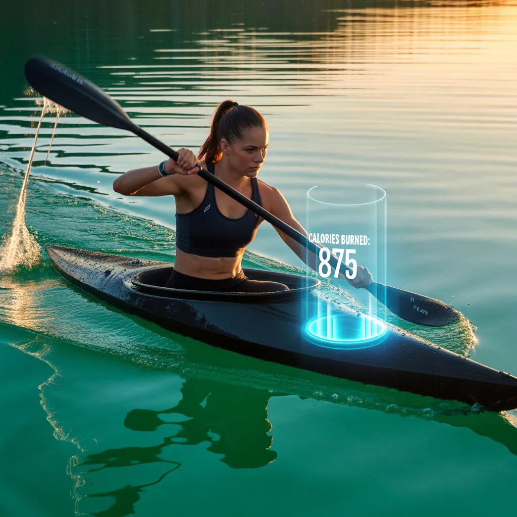 how many calories does kayaking burn