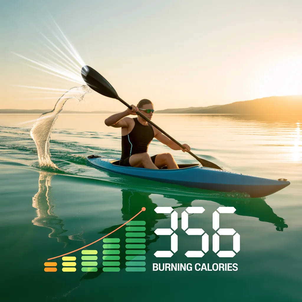 how many calories does kayaking burn