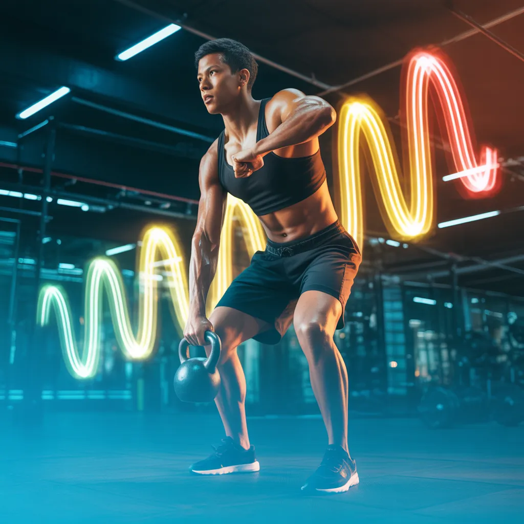 how many calories does kettlebell swings burn