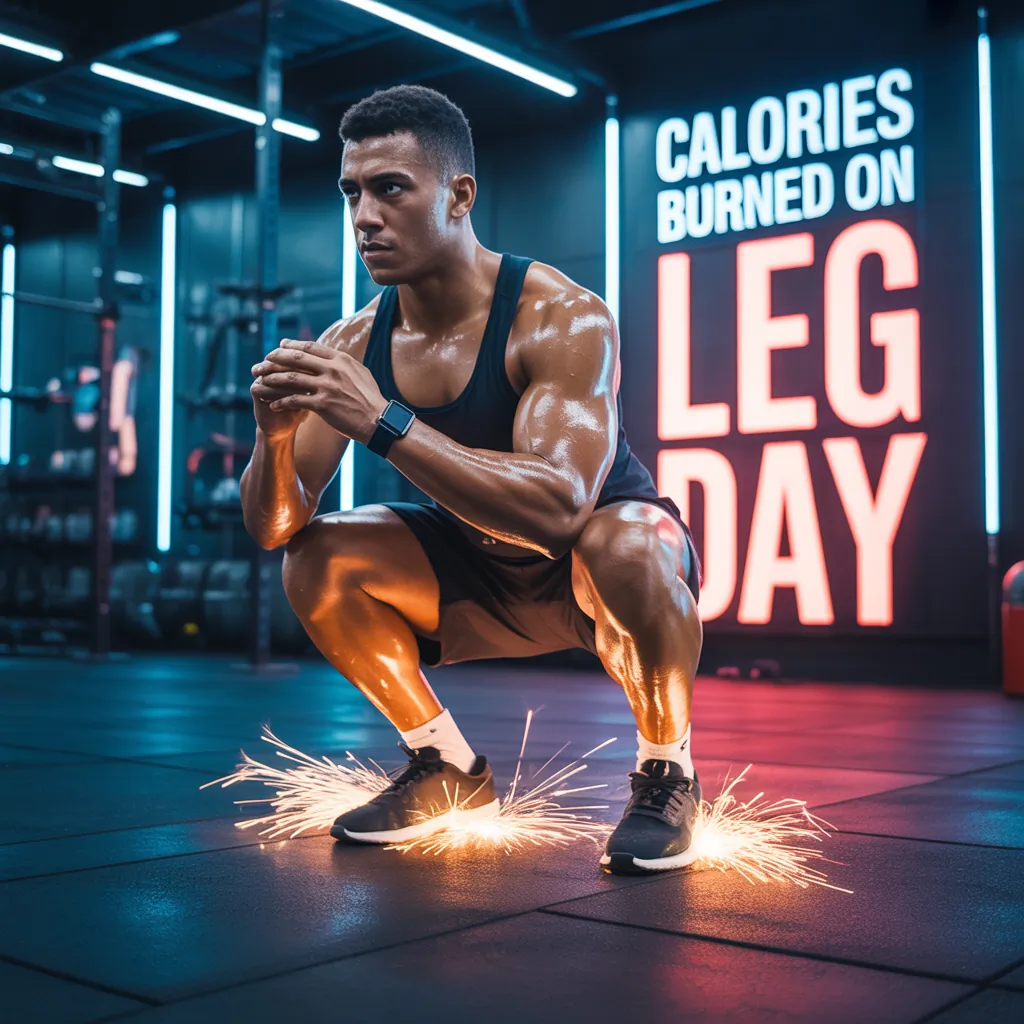how many calories does leg day burn