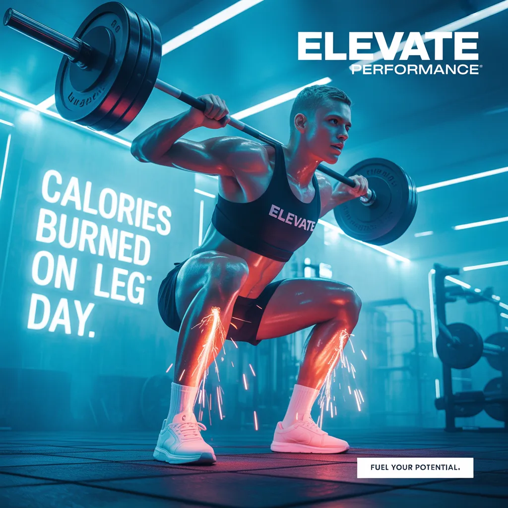 how many calories does leg day burn