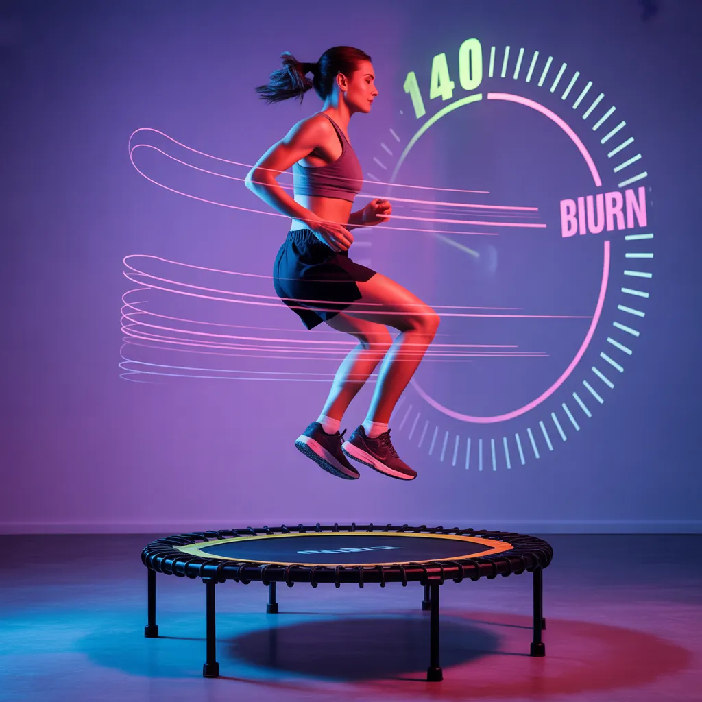 how many calories does rebounding burn