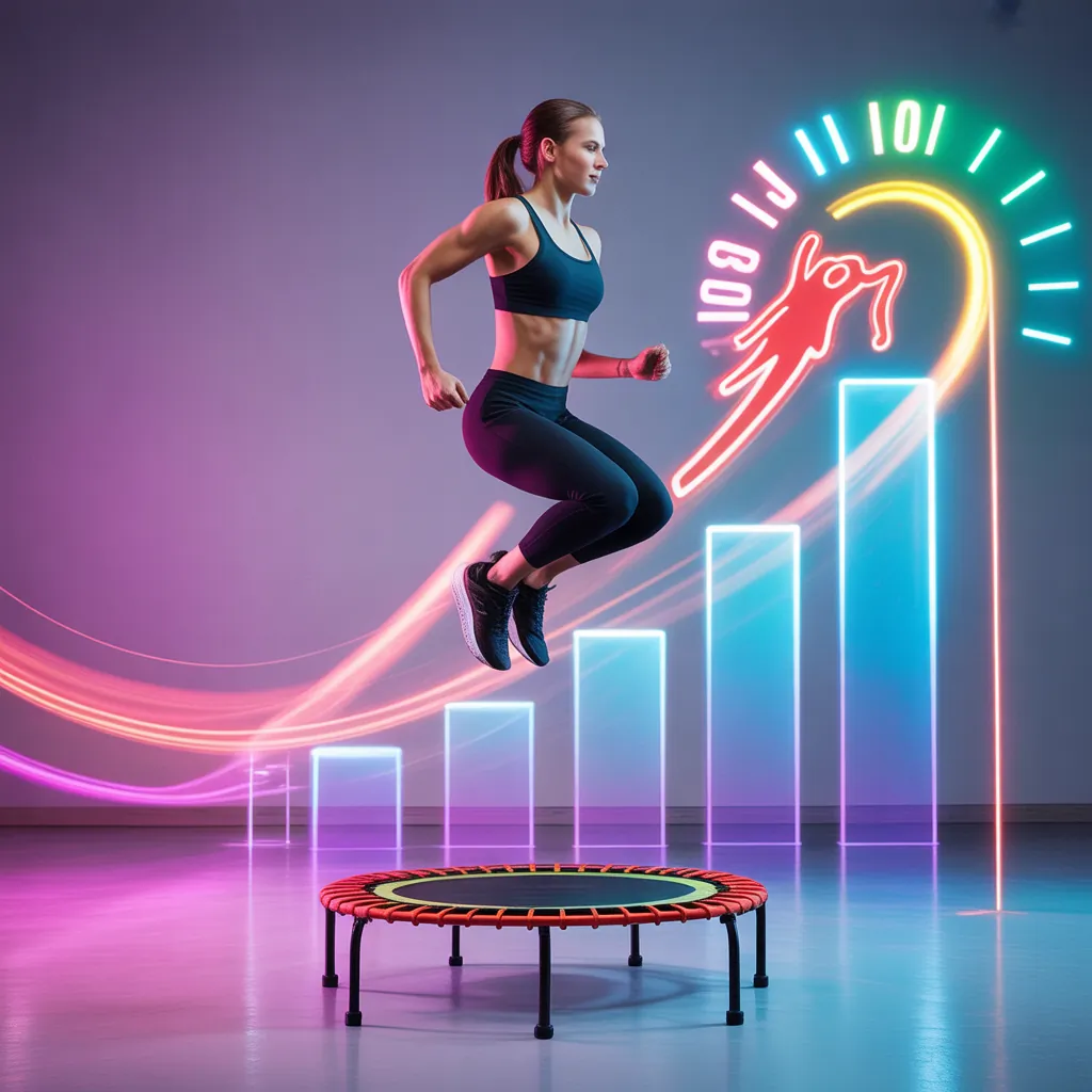 how many calories does rebounding burn