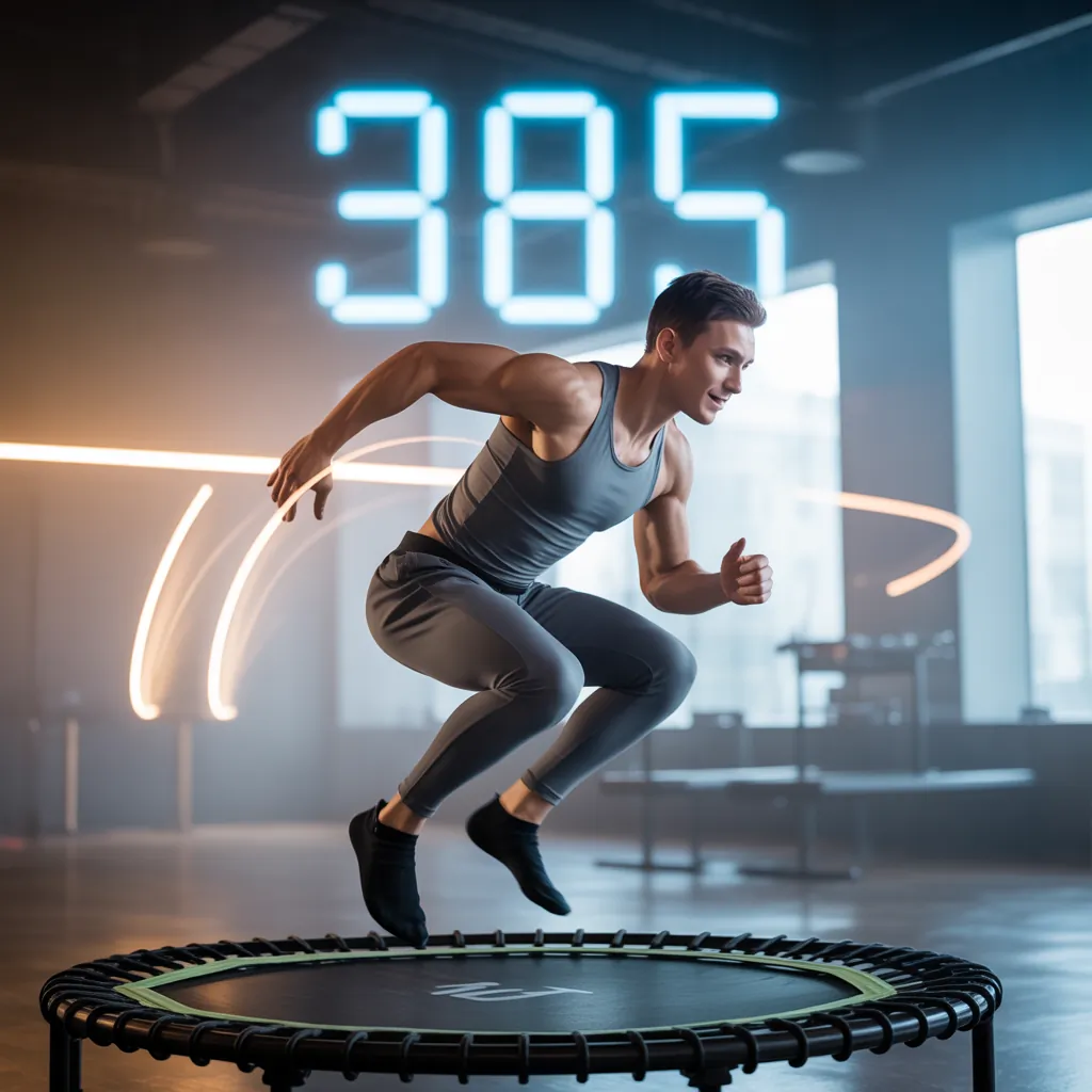 how many calories does rebounding burn