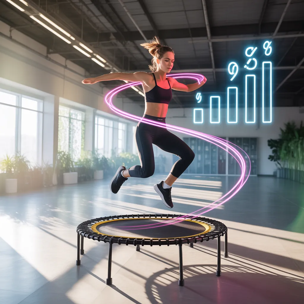 how many calories does rebounding burn