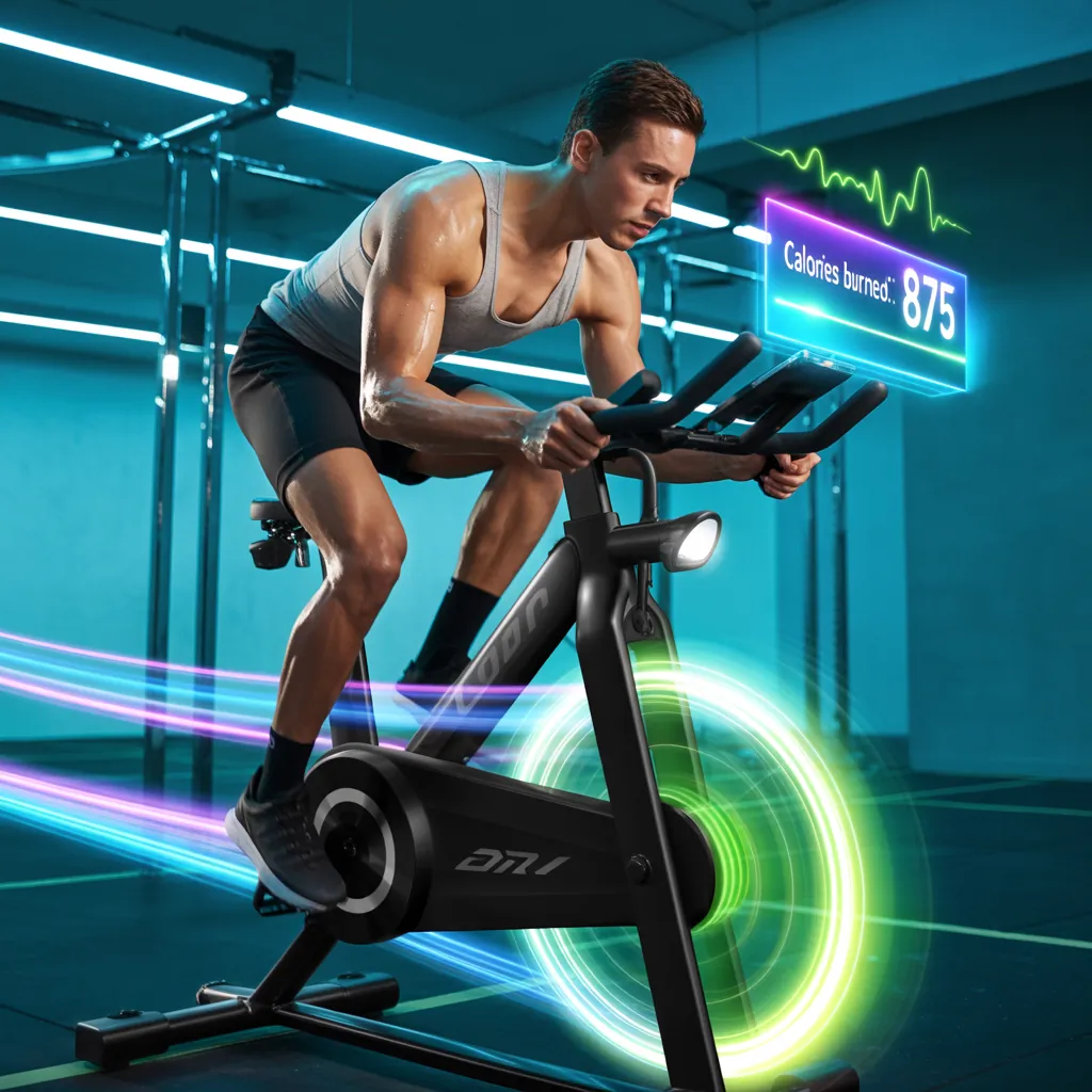 how many calories does riding a stationary bike burn