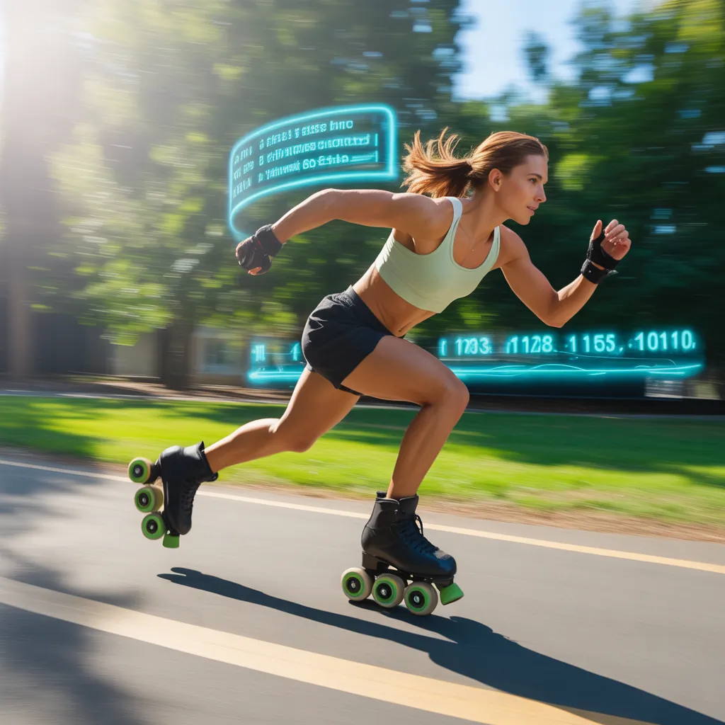 how many calories does roller skating burn