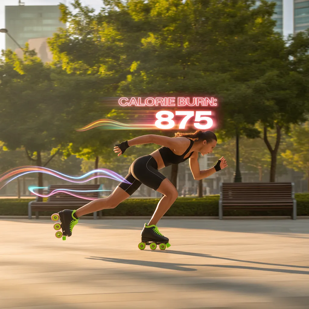 how many calories does roller skating burn