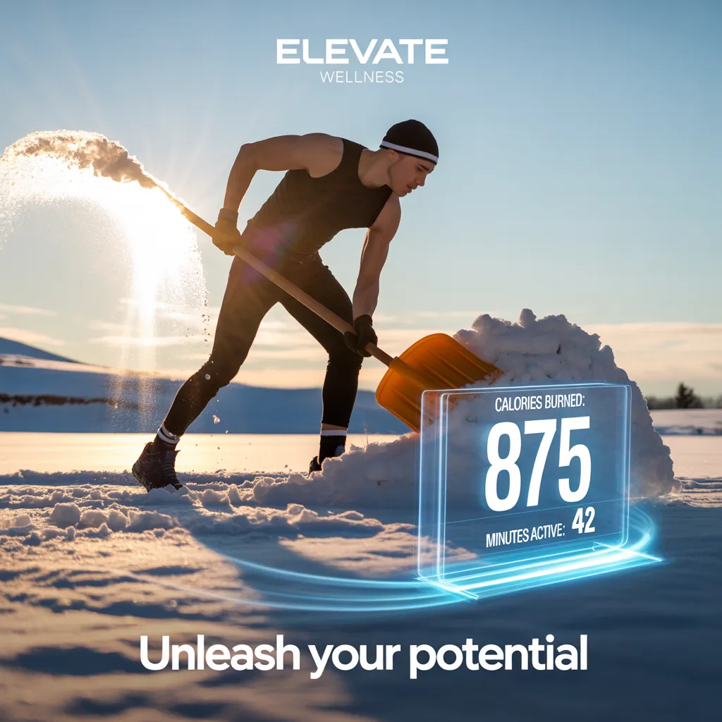 how many calories does shoveling burn