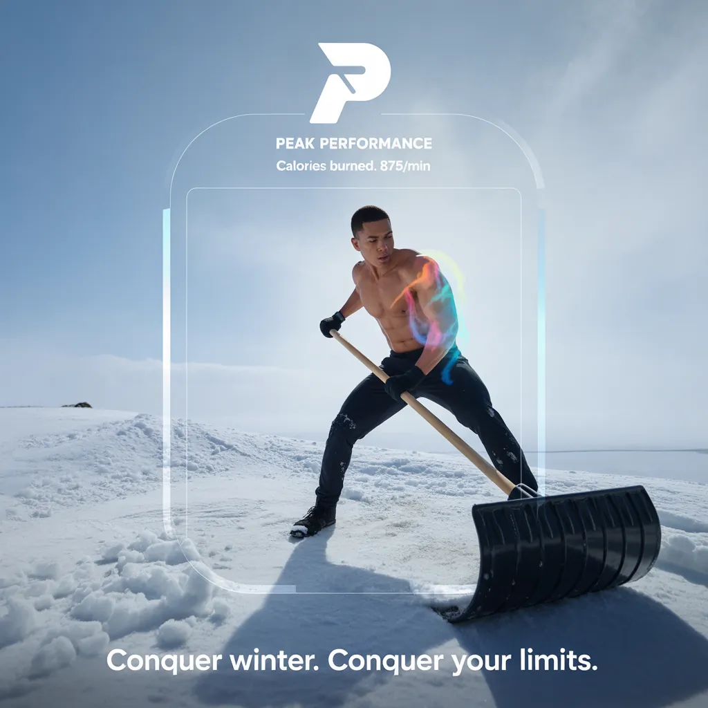 how many calories does shoveling burn