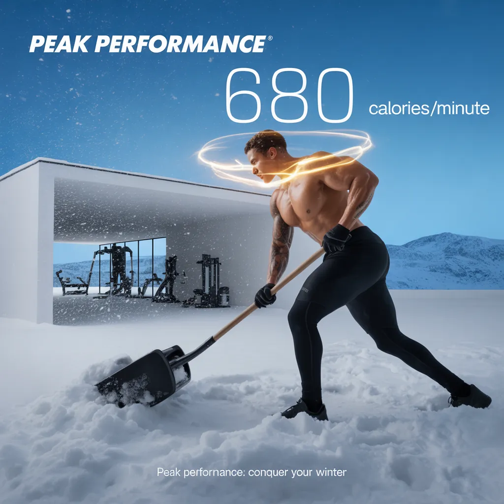 how many calories does shoveling burn