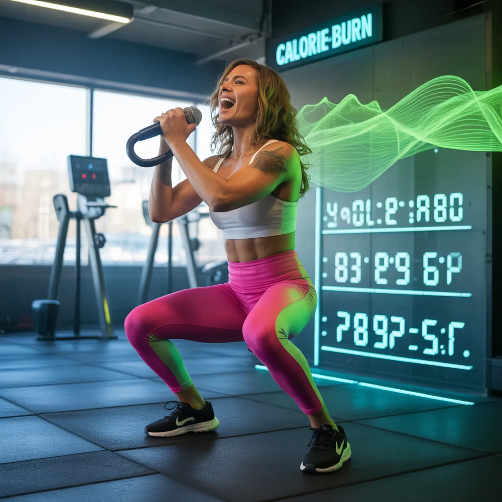 how many calories does singing burn