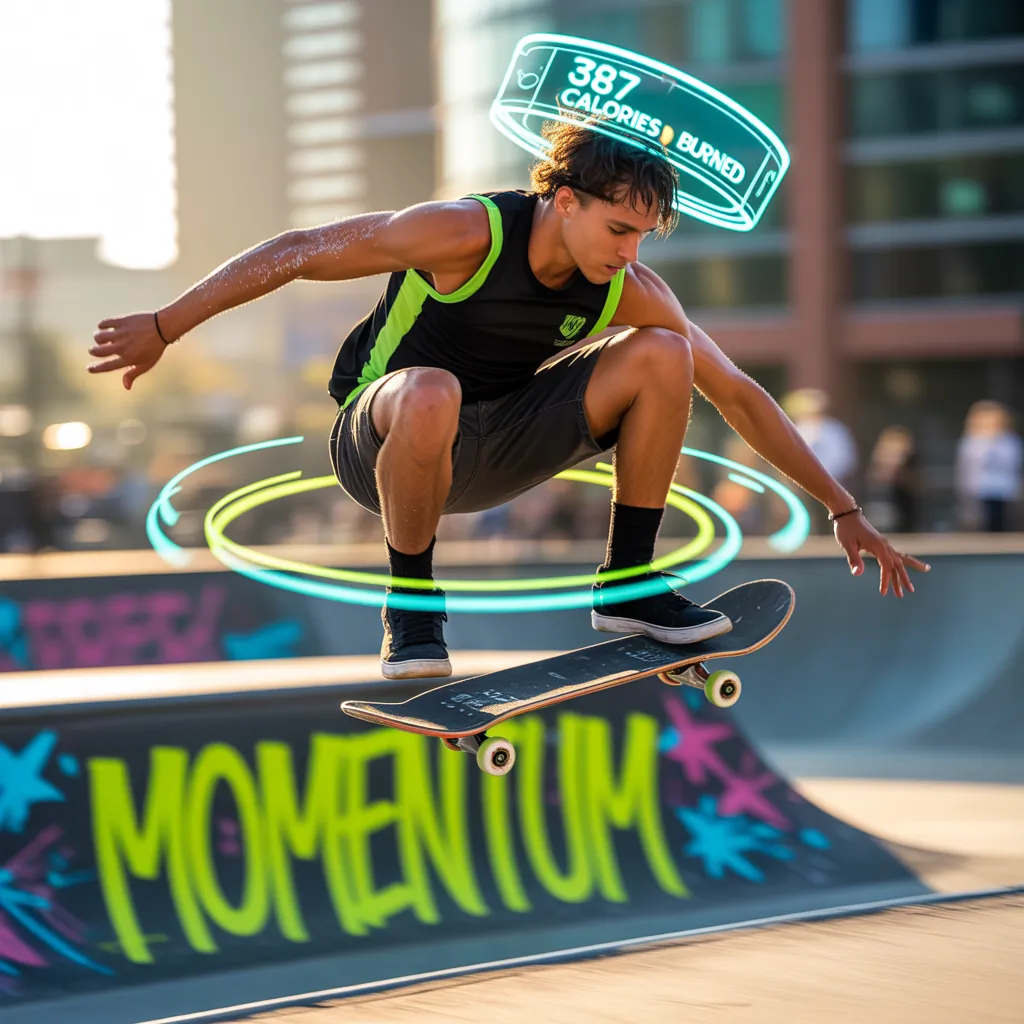 how many calories does skateboarding burn