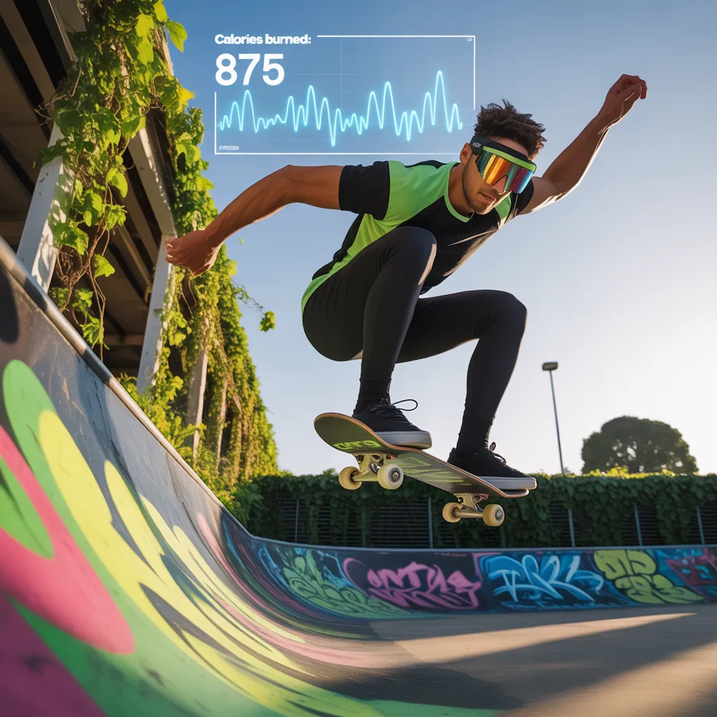 how many calories does skateboarding burn