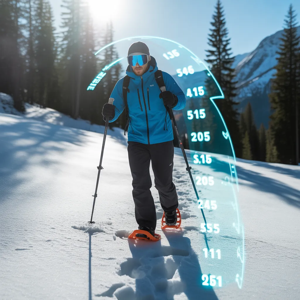 how many calories does snowshoeing burn