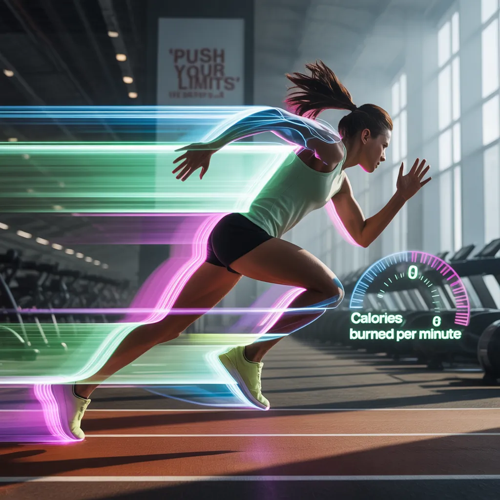 how many calories does sprinting burn