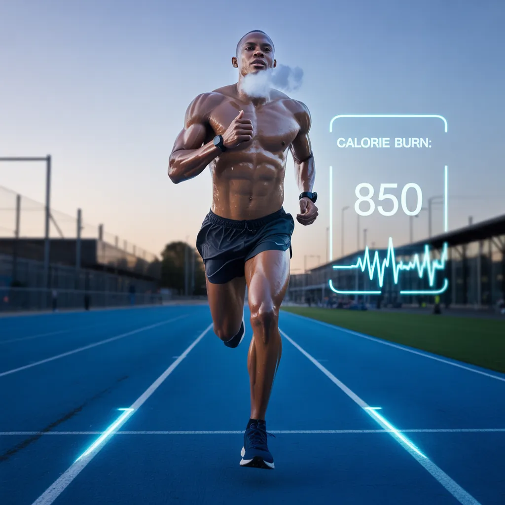 how many calories does sprinting burn