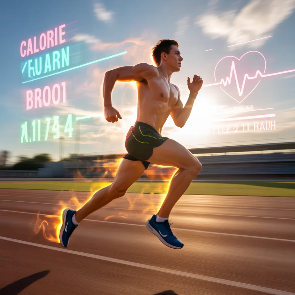 how many calories does sprinting burn