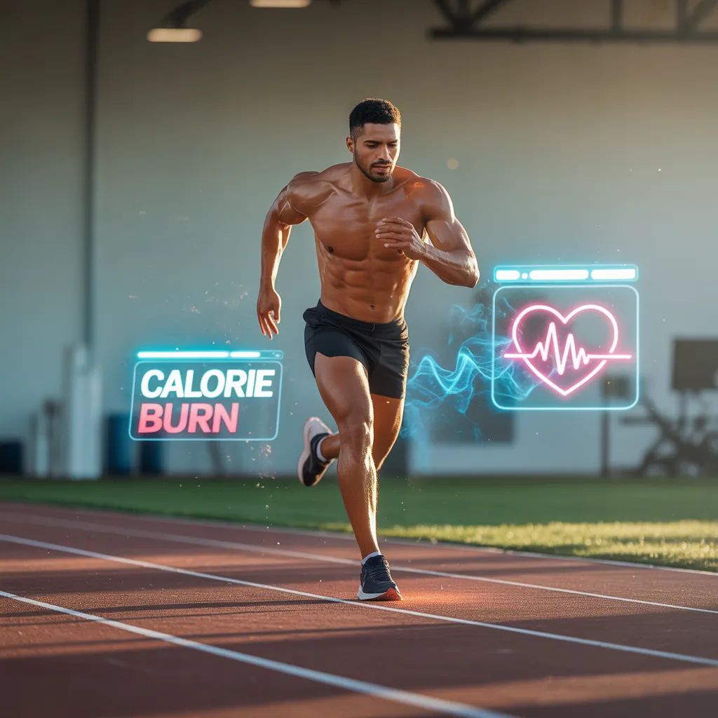 how many calories does sprinting burn
