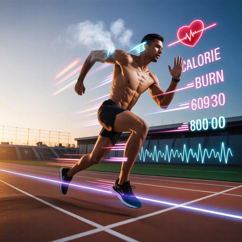 how many calories does sprinting burn