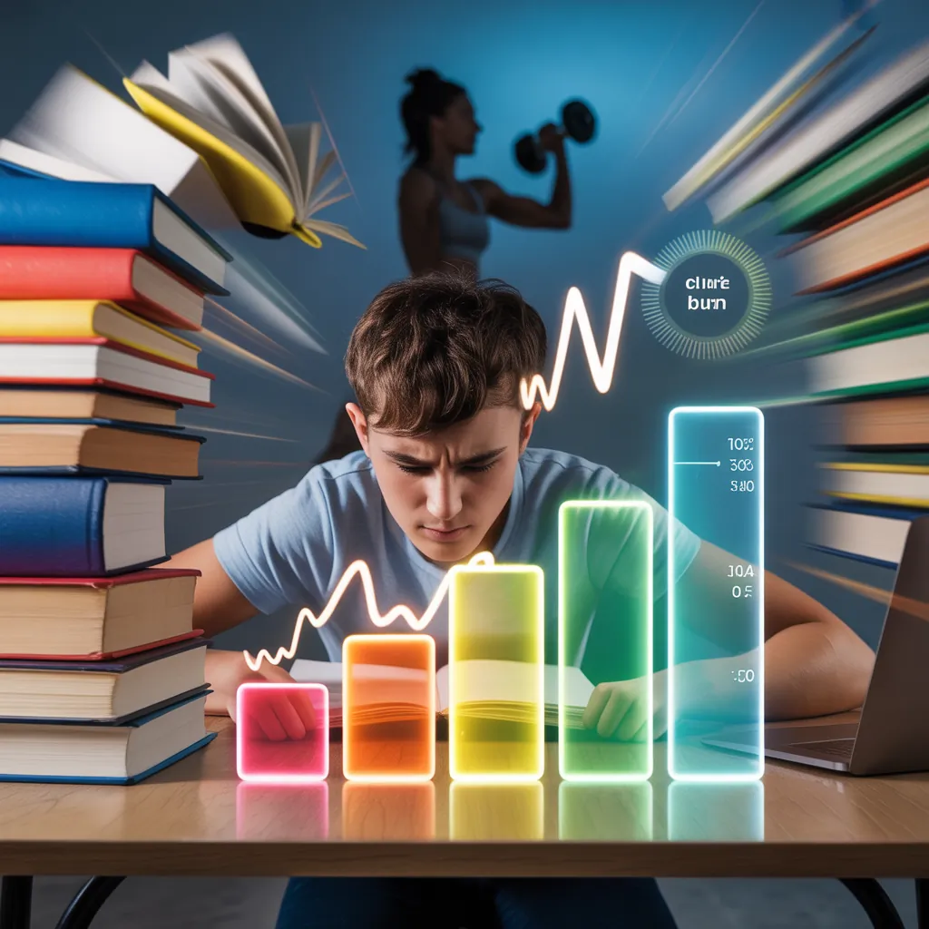 how many calories does studying burn