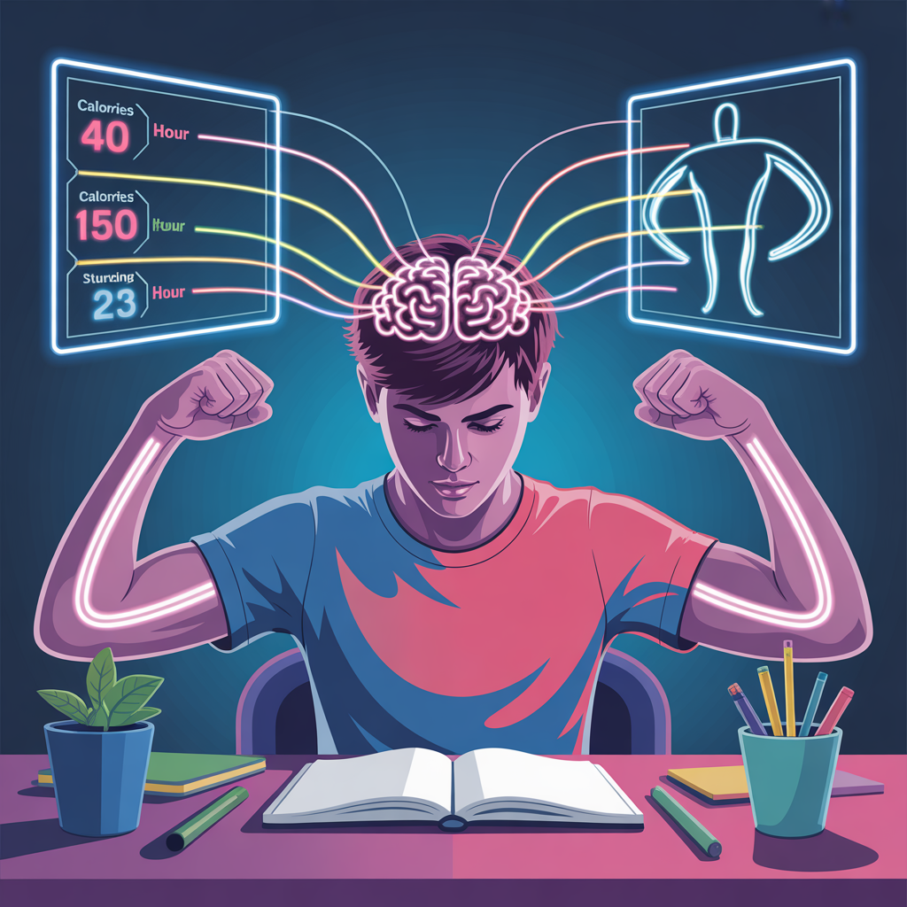 how many calories does studying burn