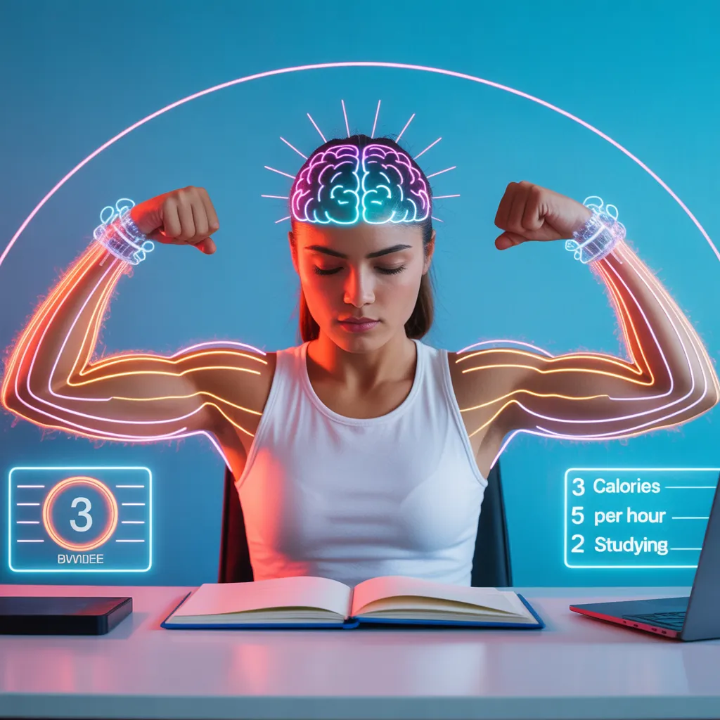 how many calories does studying burn