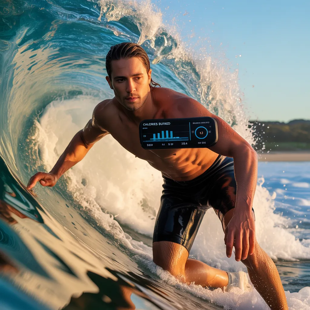 how many calories does surfing burn