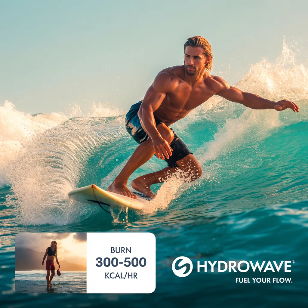 how many calories does surfing burn